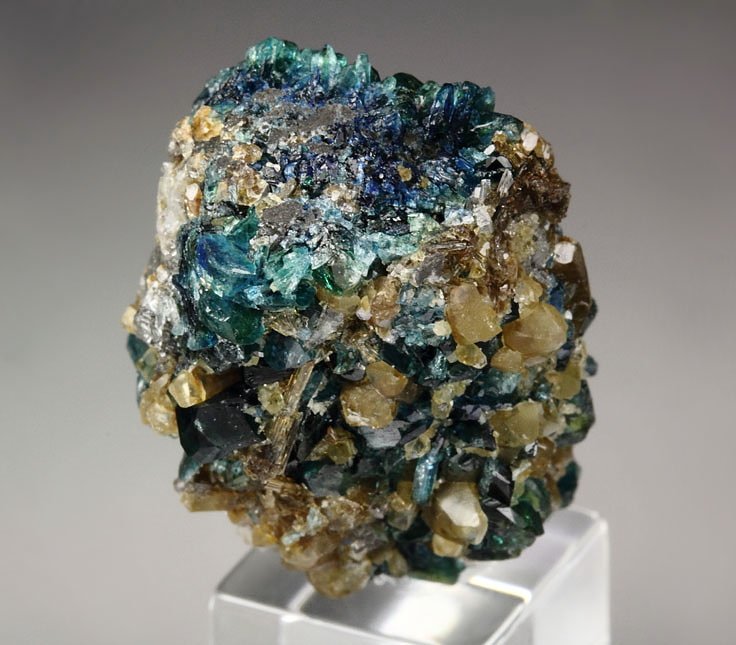  gem LAZULITE, SIDERITE