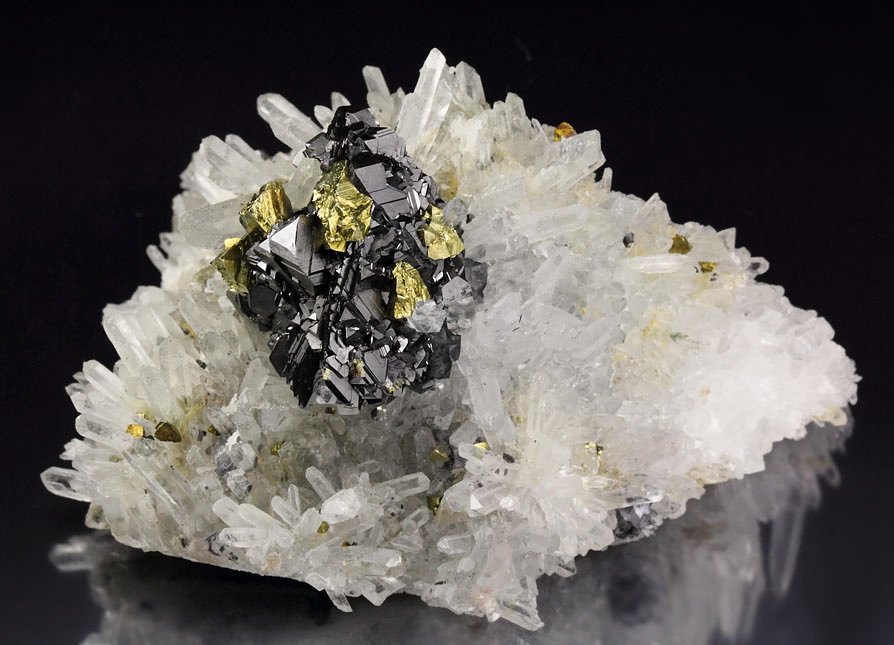 SPHALERITE, CHALCOPYRITE, QUARTZ