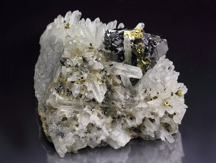 SPHALERITE, CHALCOPYRITE, QUARTZ