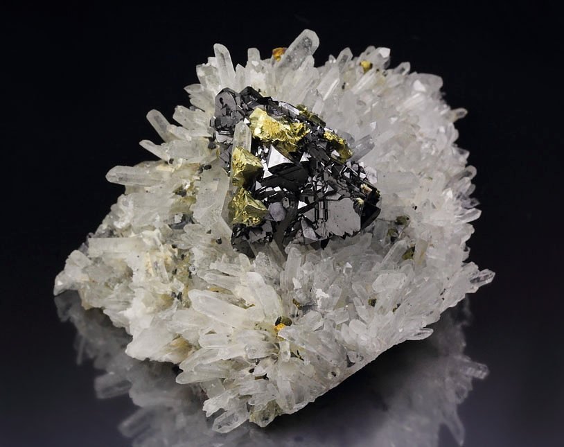 SPHALERITE, CHALCOPYRITE, QUARTZ