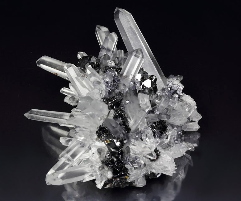 SPHALERITE, QUARTZ, GALENA