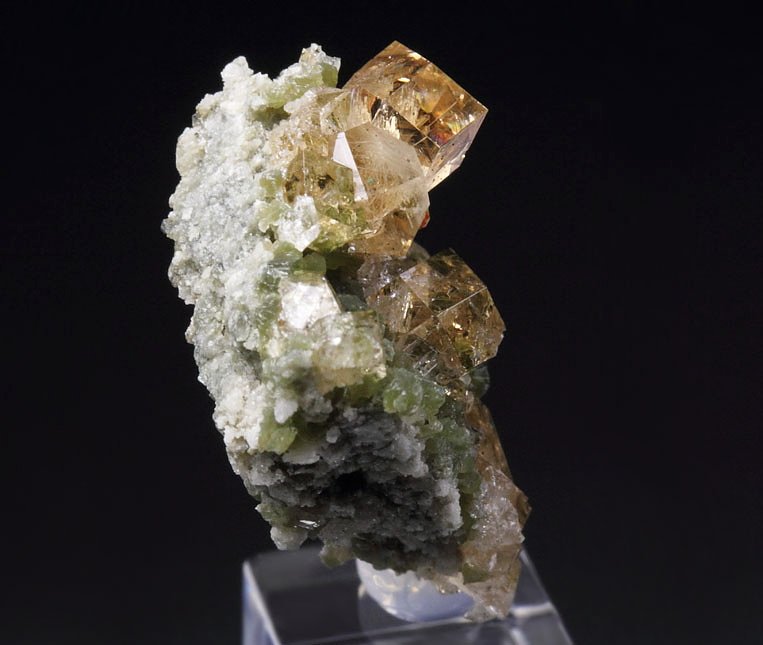 gem GARNET var. GROSSULAR, CLINOCHLORE, DIOPSIDE