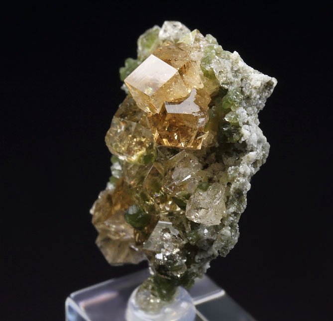 gem GARNET var. GROSSULAR, CLINOCHLORE, DIOPSIDE