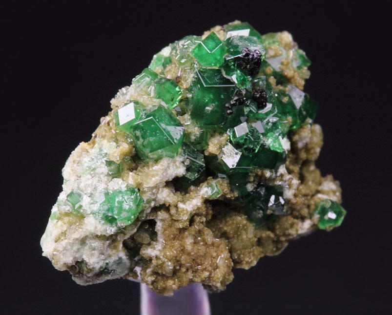 gem GARNET var. GROSSULAR var. CHROMIAN, DIOPSIDE, CLINOCHLORE