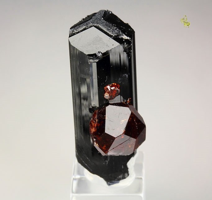 gem GARNET var. SPESSARTINE, TOURMALINE var. SCHORL