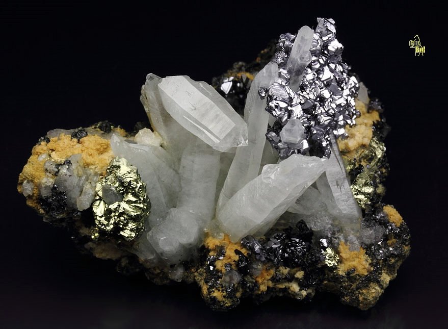 GALENA, QUARTZ, CHALCOPYRITE, SPHALERITE, CALCITE