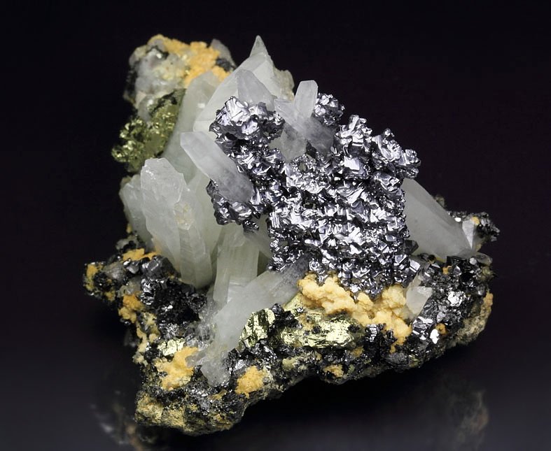 GALENA, QUARTZ, CHALCOPYRITE, SPHALERITE, CALCITE