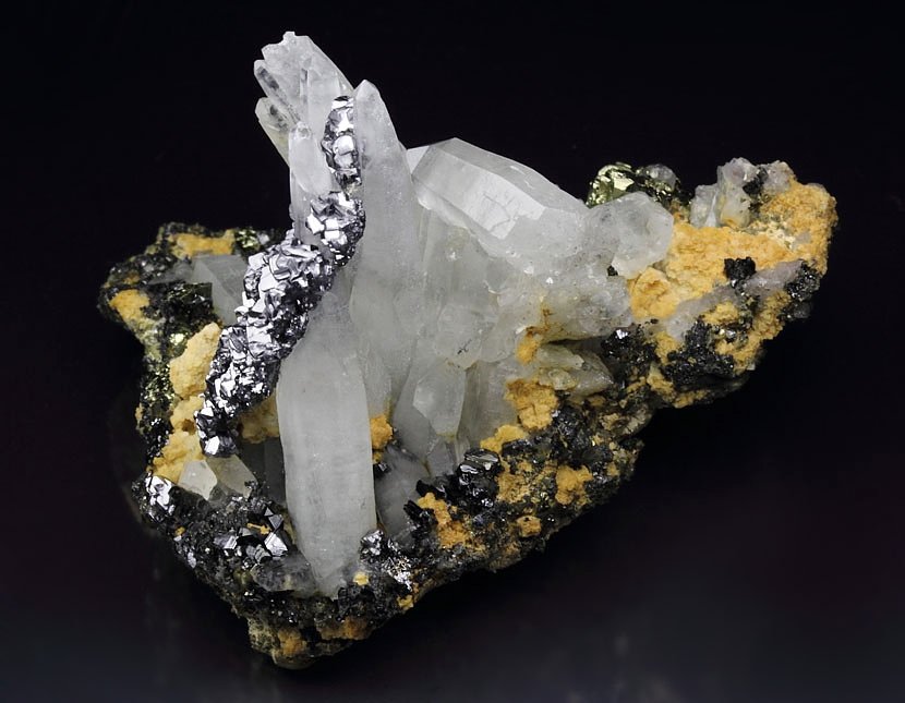 GALENA, QUARTZ, CHALCOPYRITE, SPHALERITE, CALCITE