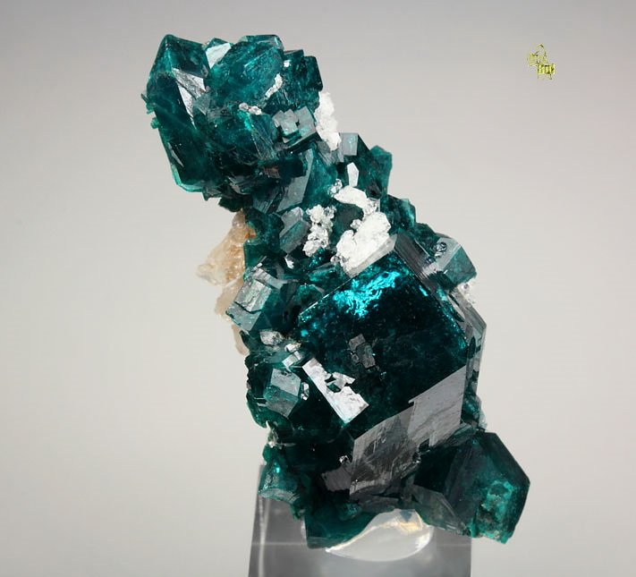 gemmy DIOPTASE,  QUARTZ, CALCITE