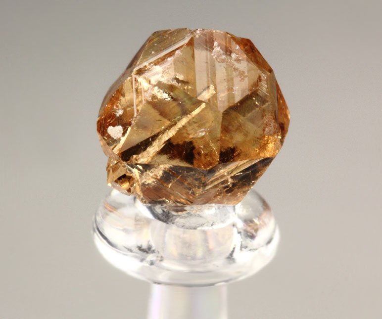 gem GARNET var. GROSSULAR with DIOPSIDE inclusions