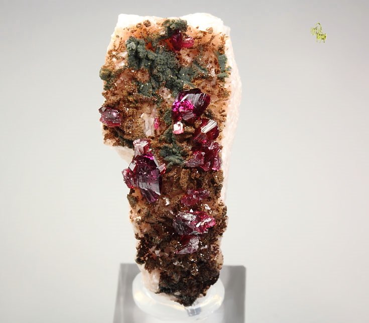 gem ROSELITE, HETEROGENITE