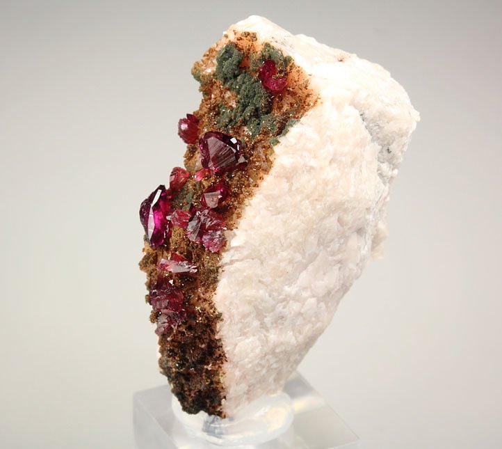 gem ROSELITE, HETEROGENITE