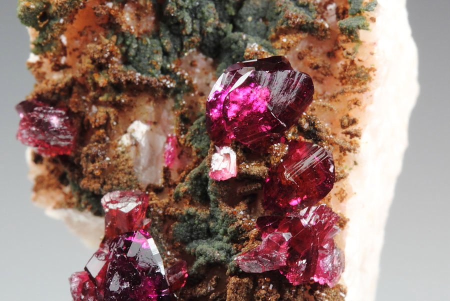 gem ROSELITE, HETEROGENITE