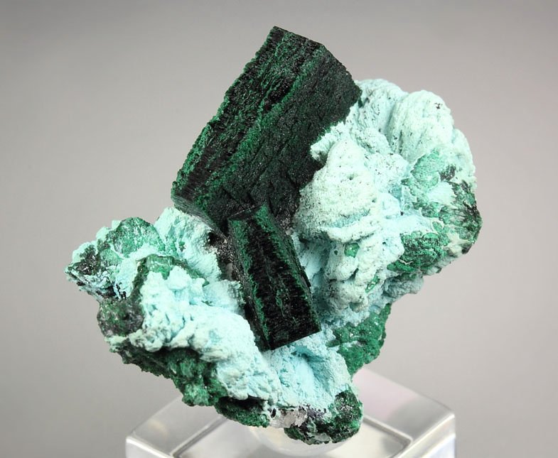 crystallized MALACHITE, CHRYSOCOLLA