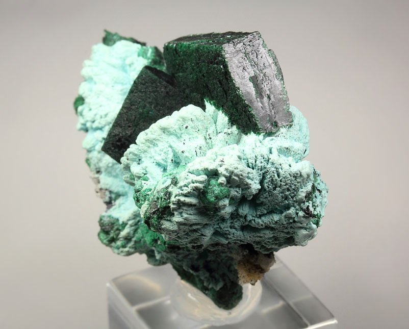 crystallized MALACHITE, CHRYSOCOLLA