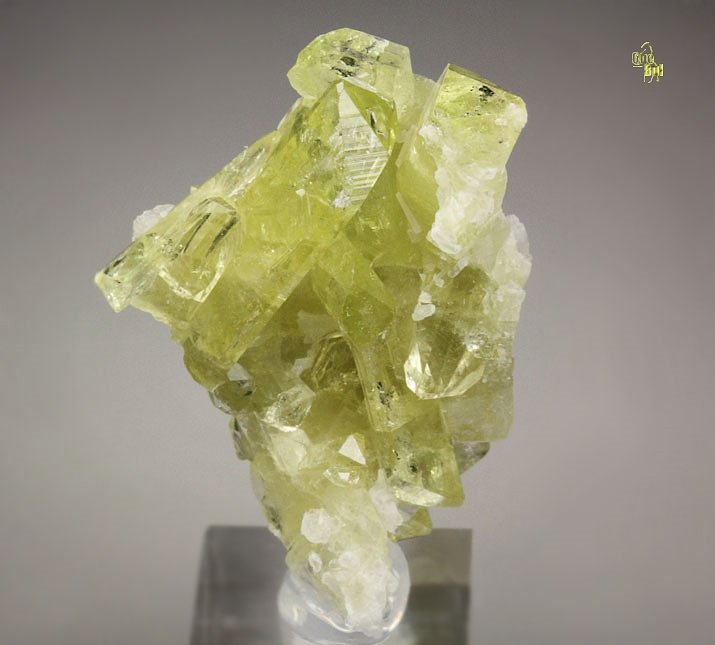 gem BRAZILIANITE, ALBITE