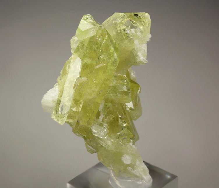 gem BRAZILIANITE, ALBITE