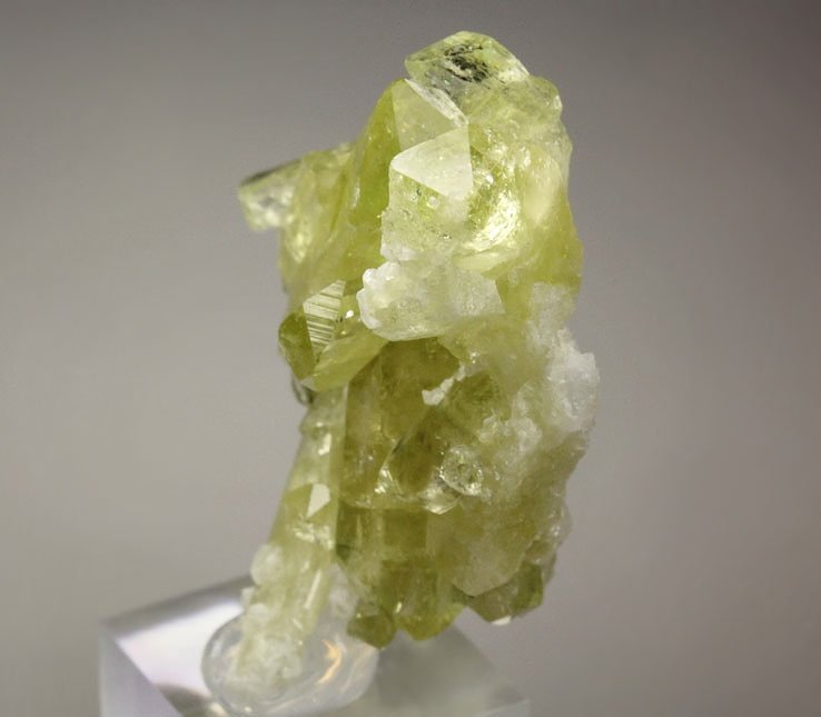 gem BRAZILIANITE, ALBITE