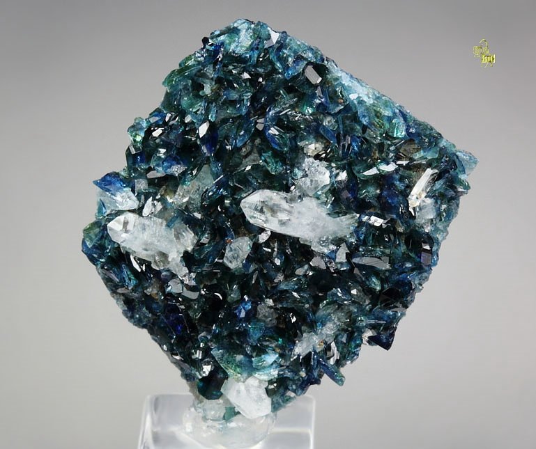 gem LAZULITE, QUARTZ