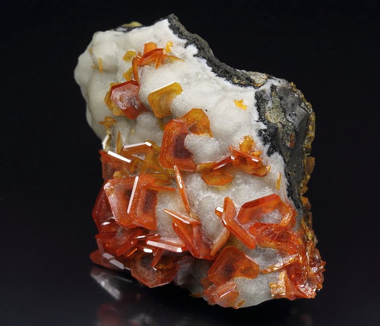 WULFENITE, CERUSSITE