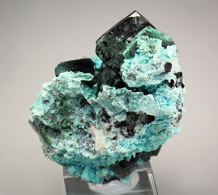 crystallized MALACHITE, CHRYSOCOLLA