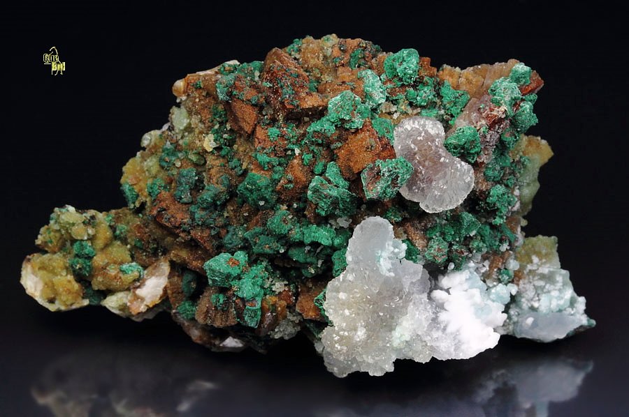 SMITHSONITE, MALACHITE, DOLOMITE