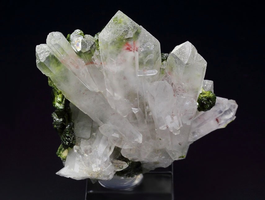 EPIDOTE, QUARTZ