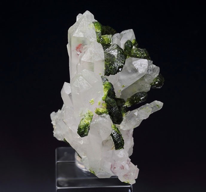 EPIDOTE, QUARTZ