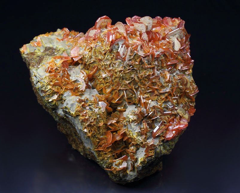 WULFENITE, CERUSSITE