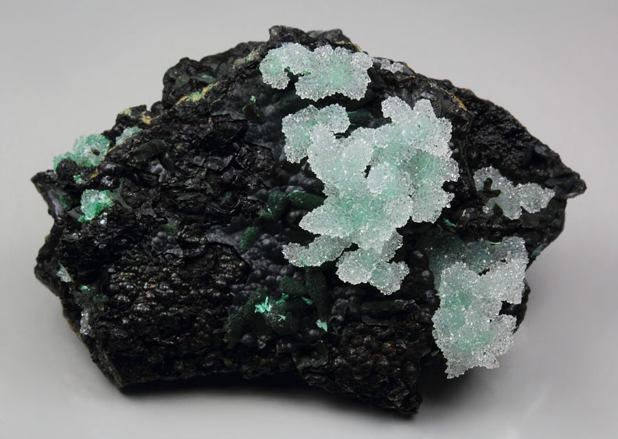 CALCITE, MALACHITE, GOETHITE