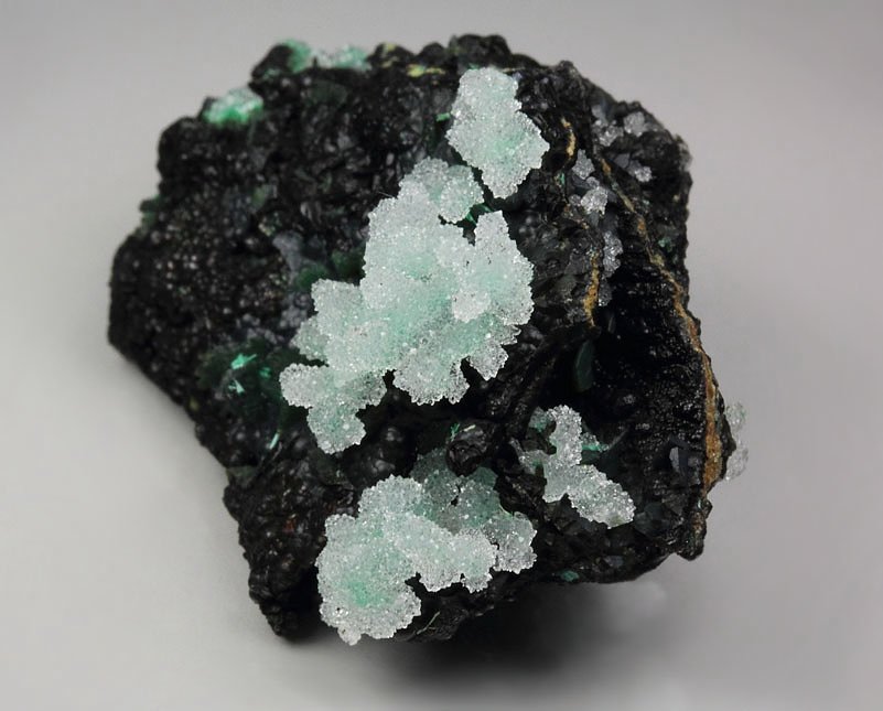 CALCITE, MALACHITE, GOETHITE