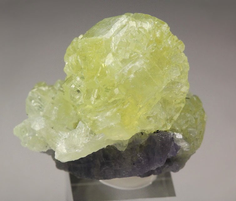 PREHNITE, ZOISITE var. TANZANITE