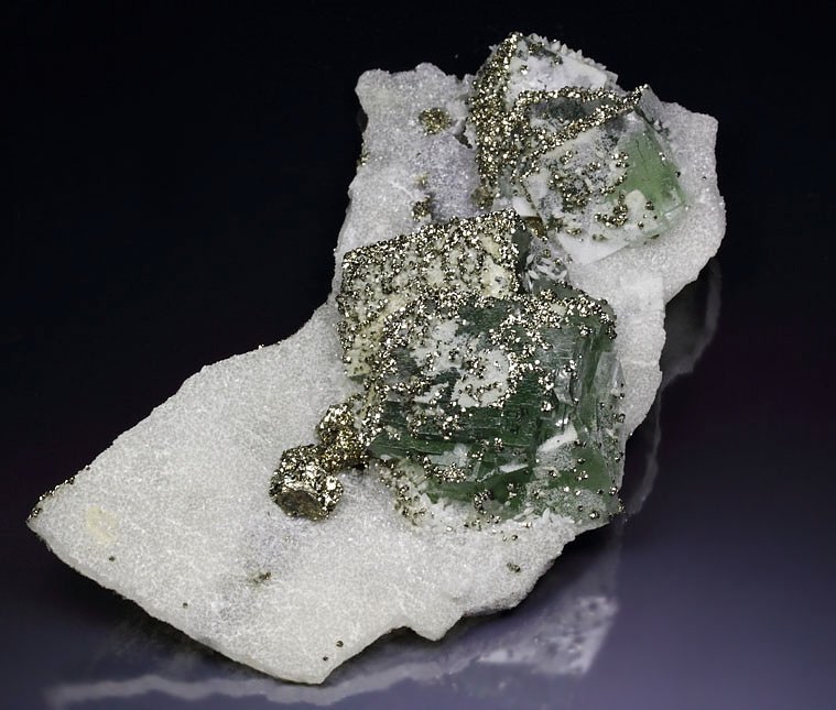 FLUORITE, PYRITE, QUARTZ