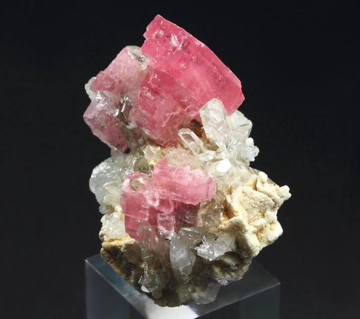 gemmy RHODOCHROSITE, QUARTZ