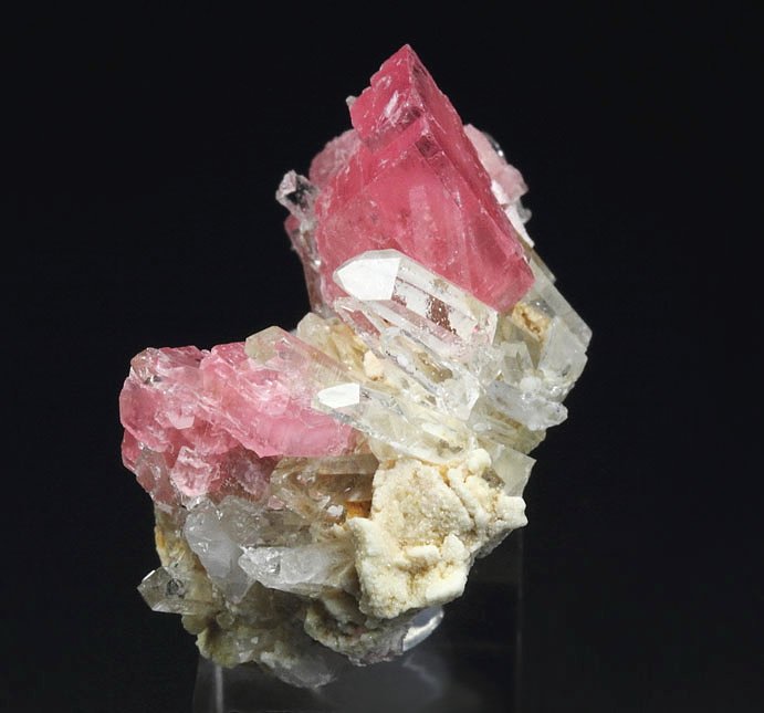 gemmy RHODOCHROSITE, QUARTZ