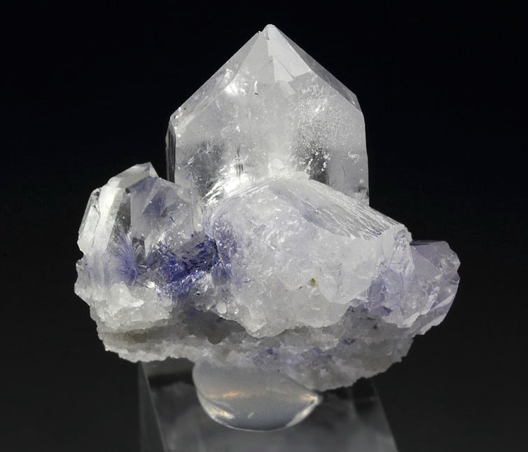 QUARTZ with DUMORTIERITE inclusions