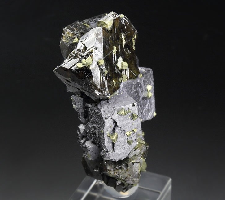 twinned SPHALERITE, GALENA, CHALCOPYRITE