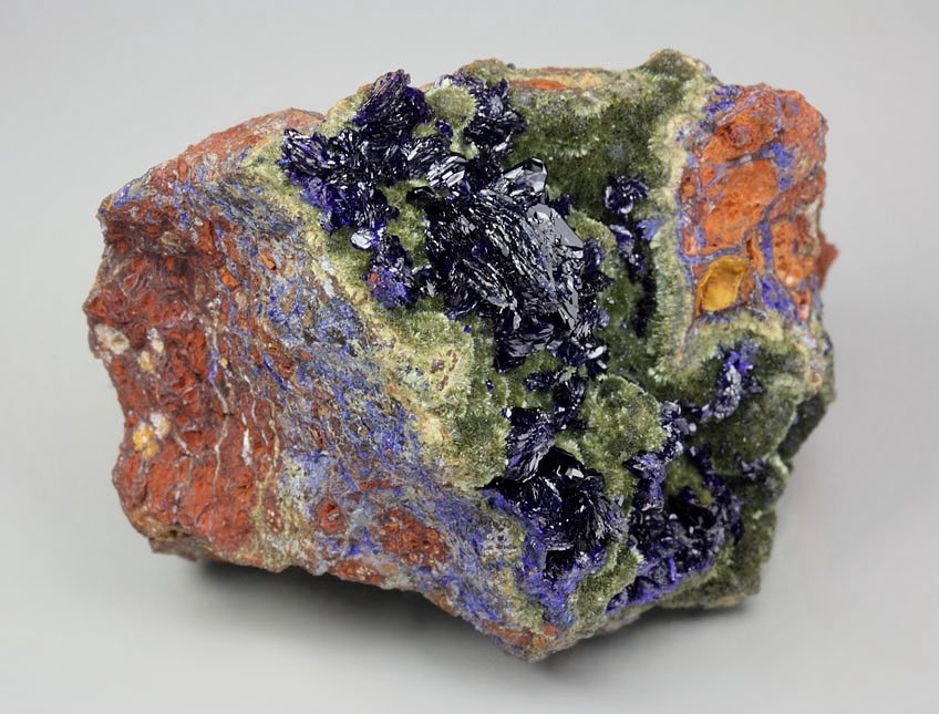 new find - AZURITE, OLIVENITE