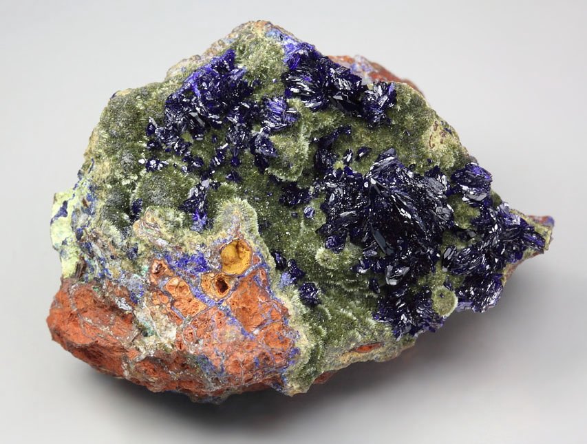 new find - AZURITE, OLIVENITE