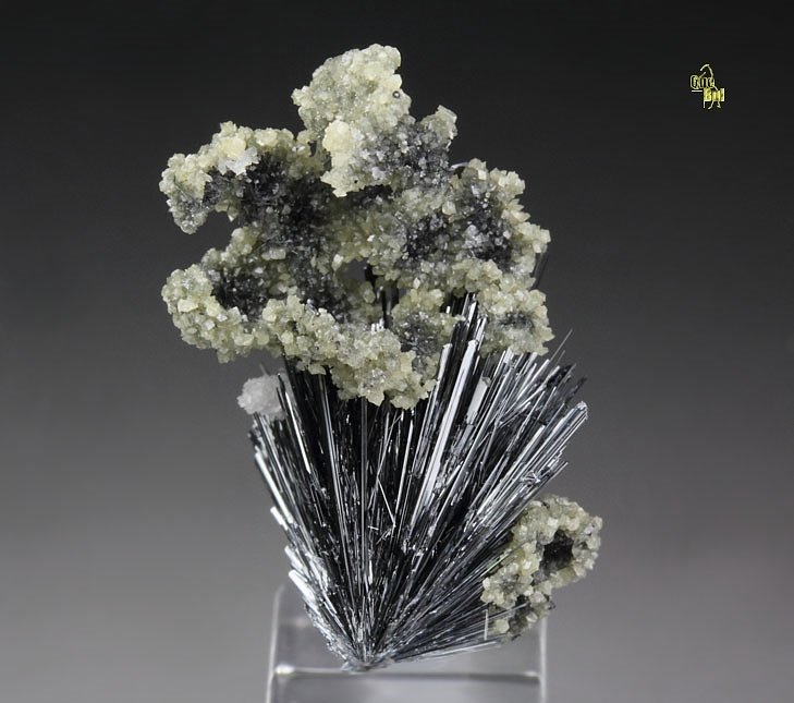 STIBNITE, SIDERITE