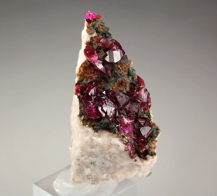 gem ROSELITE, HETEROGENITE