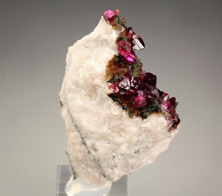 gem ROSELITE, HETEROGENITE