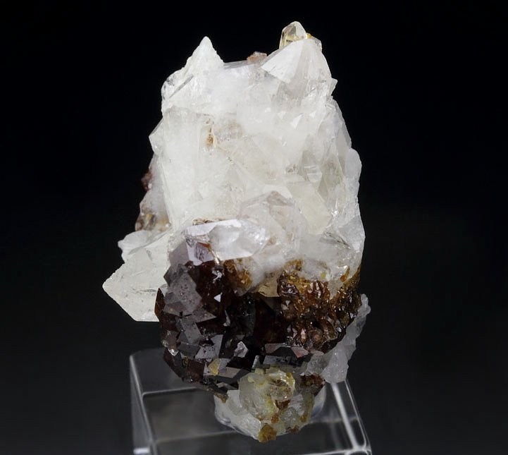 gemmy GARNET var. ANDRADITE, QUARTZ