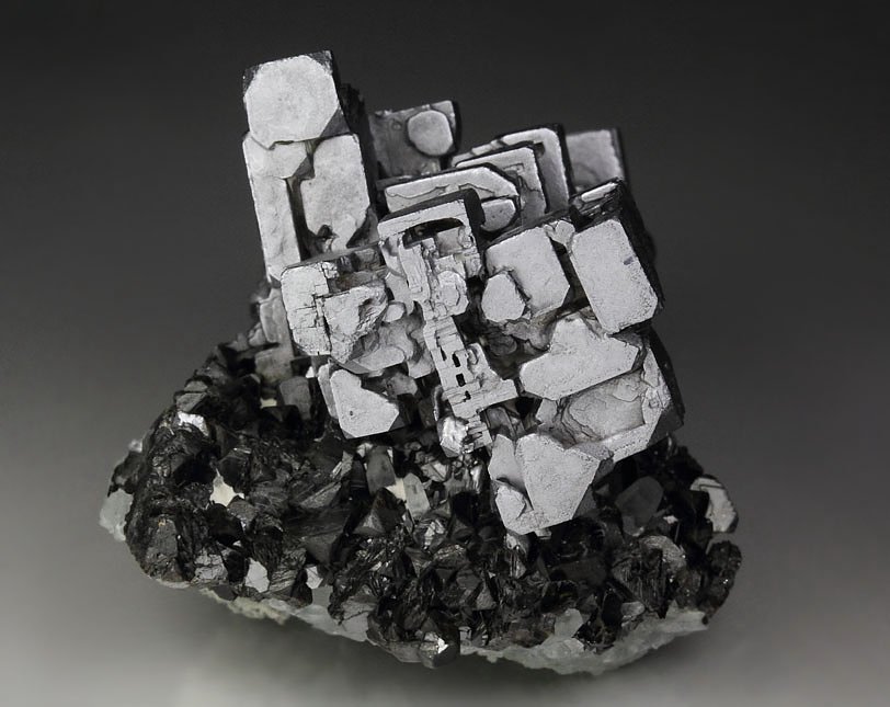 skeletal GALENA, SPHALERITE, QUARTZ