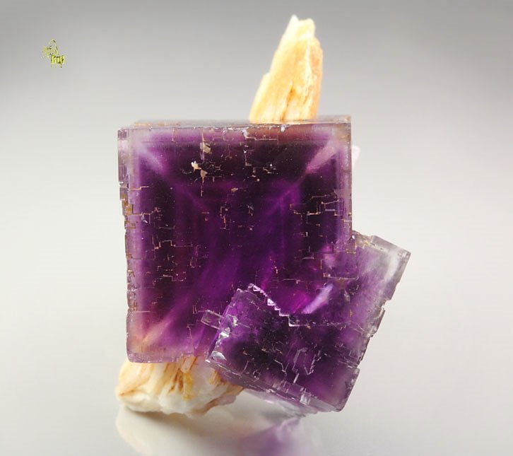 FLUORITE with PHANTOMS, BARYTE