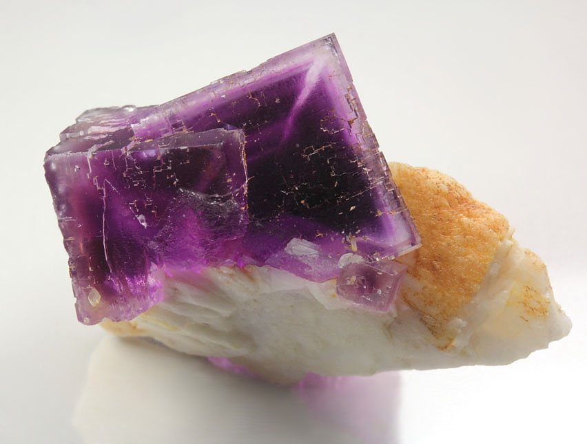 FLUORITE with PHANTOMS, BARYTE