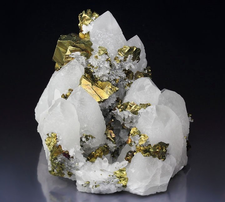 CHALCOPYRITE, QUARTZ