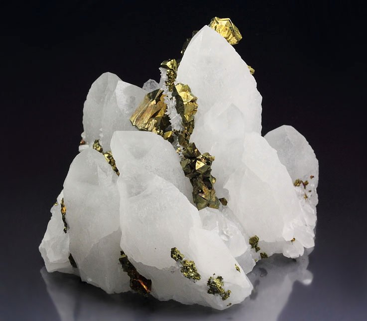 CHALCOPYRITE, QUARTZ