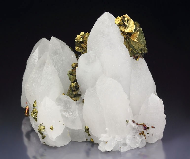 CHALCOPYRITE, QUARTZ