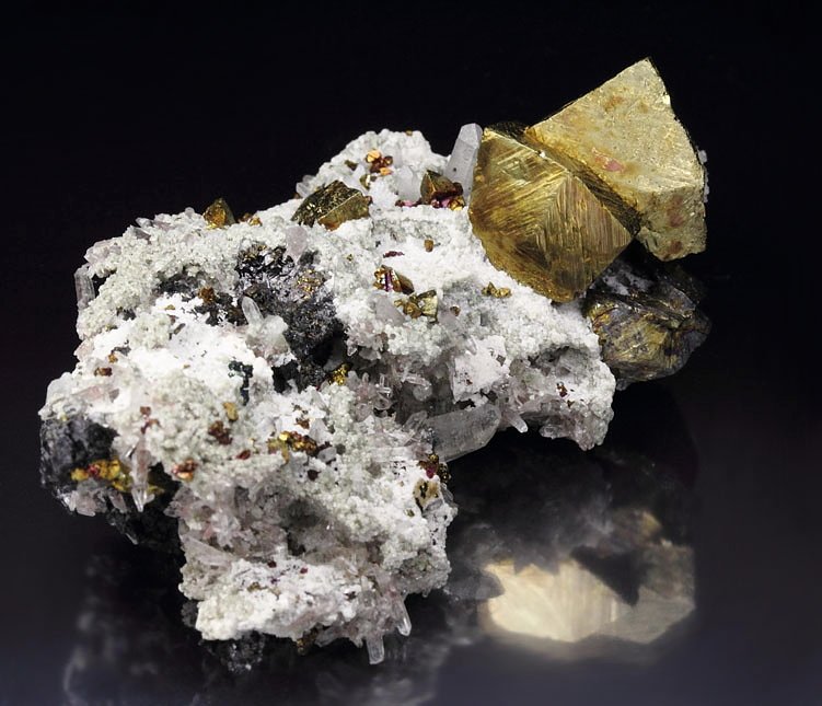 CHALCOPYRITE, SPHALERITE, QUARTZ